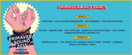 Se desvela el cartel del Primavera Sound 2015 !!!