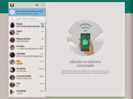 Whatsaap Web para ordenador