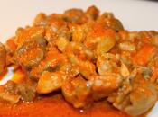 Magro pollo salsa pimientos piquillo