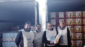 Azkar transportará 3,5 millones de raciones de desayunos para donar a los 54 Bancos de Alimentos de toda España
