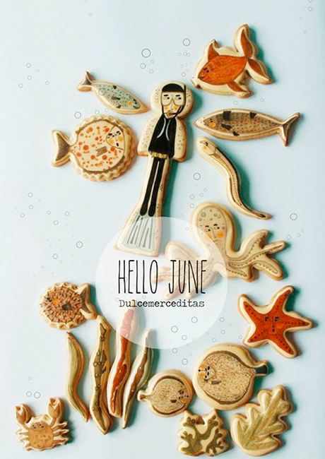 Amayadeeme quiere ponerte los dientes largos con sus galletas ilustradas. ideas repostería creativa recetas originales