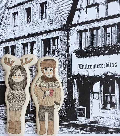 Amayadeeme quiere ponerte los dientes largos con sus galletas ilustradas. ideas repostería creativa recetas originales