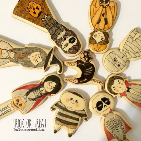 Amayadeeme quiere ponerte los dientes largos con sus galletas ilustradas. ideas repostería creativa recetas originales