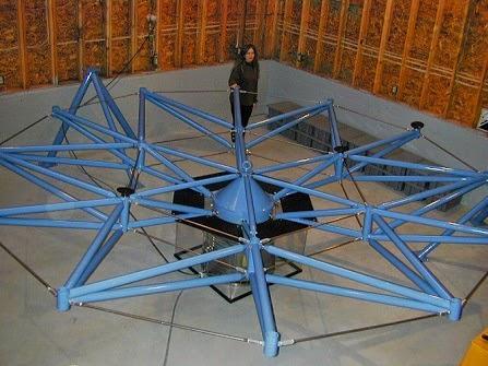 El sorprendente espejo del telescopio LZT