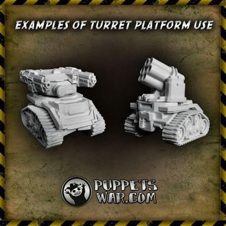 Turret platform y Rocket Mortar desde Puppets War Turret platform y Rocket Mortar desde Puppets War
