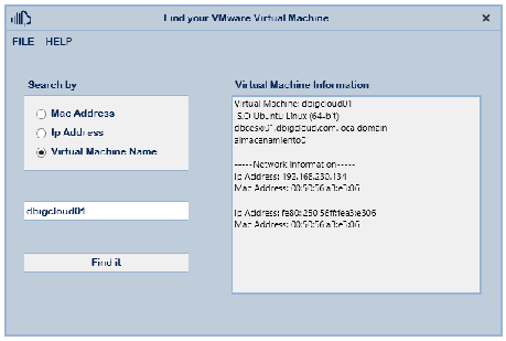 DBC-VMfinder El buscador de máquinas virtuales VMware DBC-VMfinder buscador VMware por DBigCloud