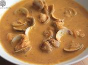 Crema marisco almendras