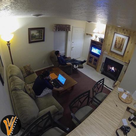 Dentro de nuestra cabaña