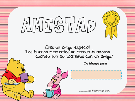 Certificados para San Valentin