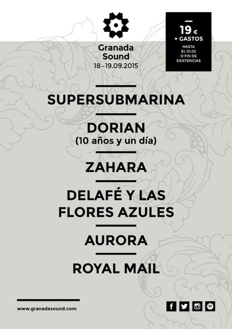 SUPERSUBMARINA y AURORA al Granada Sound 2015