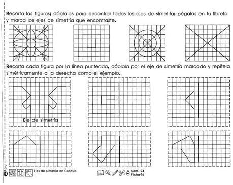 Ejes de simetría en croquis