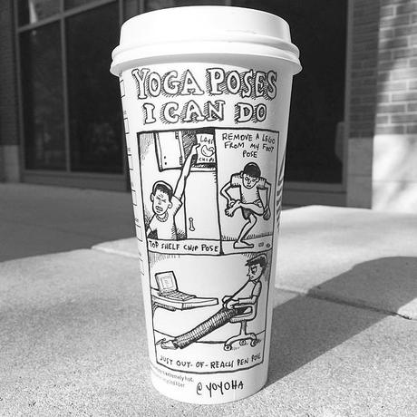 El diseñador que ilustraba en los vasos de Starbucks #100CoffeeCups