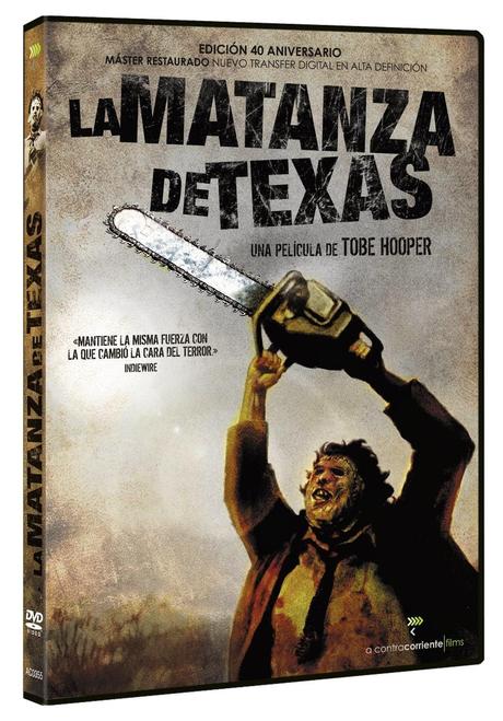 “La matanza de Texas” restaurada y en edición 40 aniversario en DVD y Blu-ray