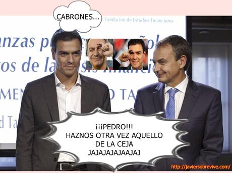 zapatero y pedro sanchez cabrones