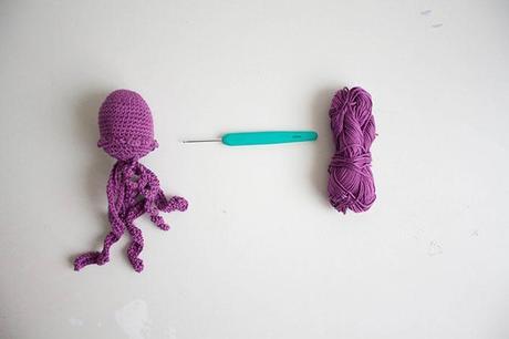 MEDUSAS DE AMIGURUMIS medusa amigurumi