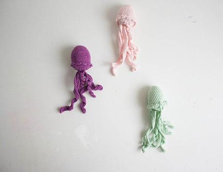 MEDUSAS DE AMIGURUMIS medusas ganchillo lana anchor creative style