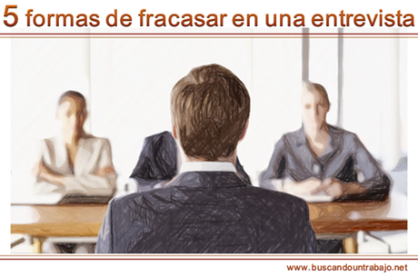 errores en una entrevista de trabajo