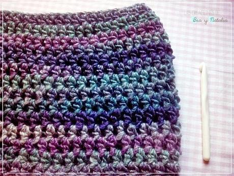 Cuello tejido a ganchillo