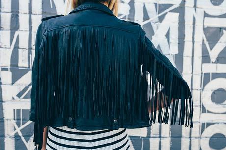 FRINGE LEATHER JACKET