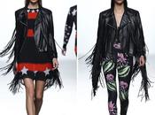 Fringe leather jacket