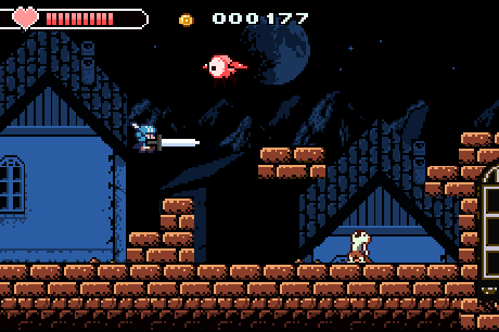 Plataformas de exploración con aires de NES en Castle in the Darkness