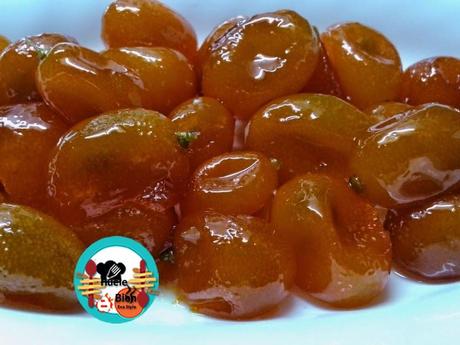 Kumquat confitados