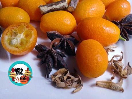 Kumquat confitados