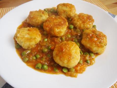 Albóndigas de Merluza en Salsa