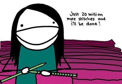 Es lo que tienen los hobbies… y el mío es tejer puntos-terminar-proyectos