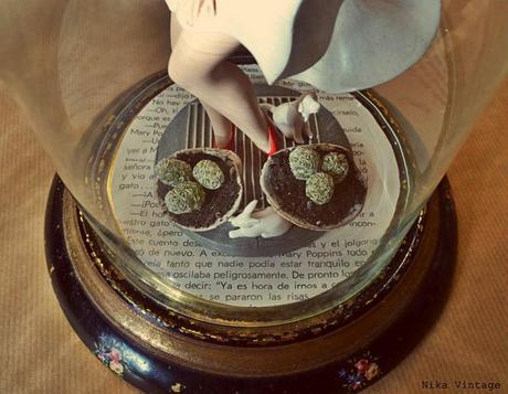 diy detalles fanal diy, hazlo tu mismo, fanal, cupula, cristal, fanal de cristal, betty boo, decoracion, kitsch,