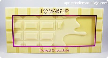Caja de la paleta Naked Chocolate de I Heart Makeup