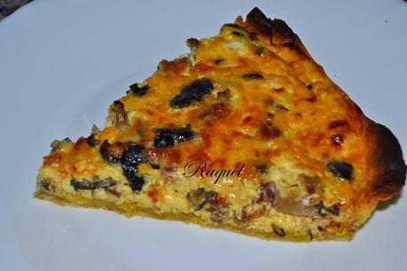 Quiche de Ibéricos y Setas