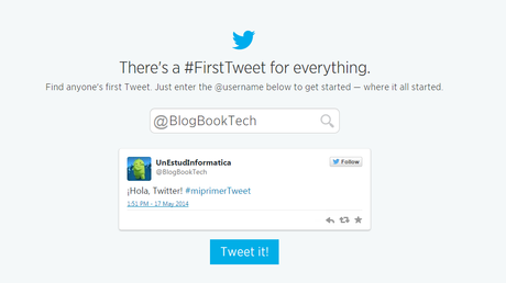 conocer primer tweet tuit twitter