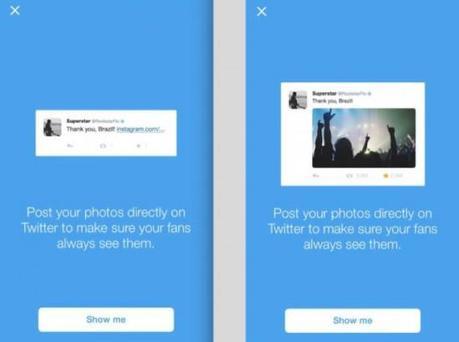 Twitter no quiere que los usuarios compartan enlaces de Instagram en su red