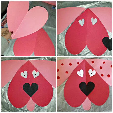 Actividad manual: Cachorro en forma de corazón