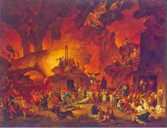 Pintura del averno o inframundo
