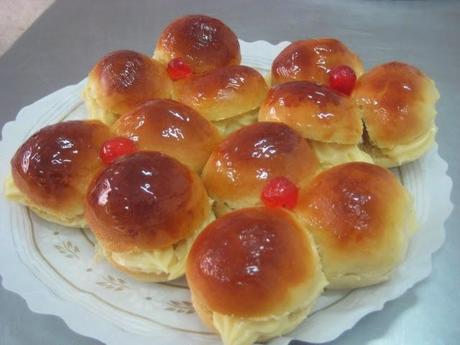 TRÉBOLES DE CREMA PASTELERA