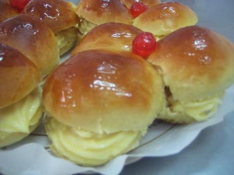 TRÉBOLES DE CREMA PASTELERA