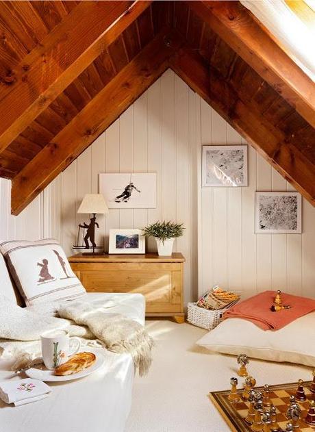 Un refugio de montaña. / A mountain retreat.