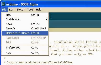 INSTALACIÓN E INSTRUCCIÓNES PARA EL PRIMER USO DE ARDUINO