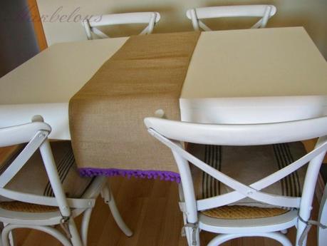 Deco camino de mesa DIY