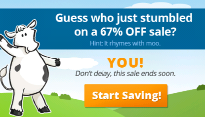 Descuento de 67% en Hosting de FatCow