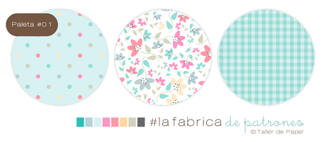 #LAFABRICADEPATRONES en Instagram. Patrones de Diseño de Taller de Papel. Hoy el primero Flores Frescas y el mix de Patrones combinables para cada color.