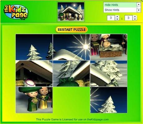 Puzzle deslizante de los Reyes Magos