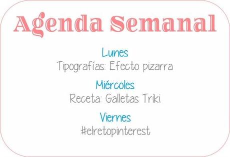 Agenda Semanal 26/01 - 1/02