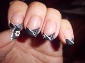 Manicura Francesa Negra