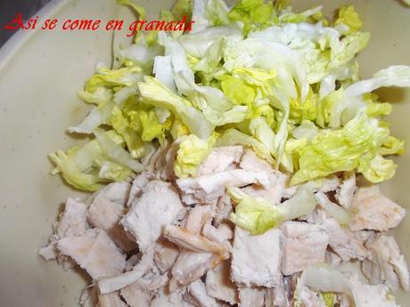 Ensalada de pollo fácil #ElAsaltablog