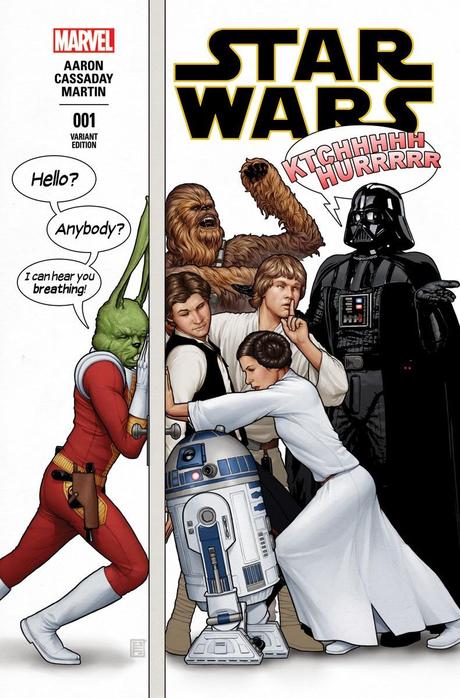 STAR WARS # 1 -JASON AARON & JOHN CASSADAY- MARVEL, 2015