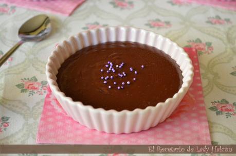 Crema rápida de chocolate negro- Reto #elasaltablogs