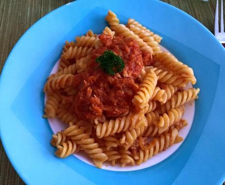 Fusilli en salsa de Atún